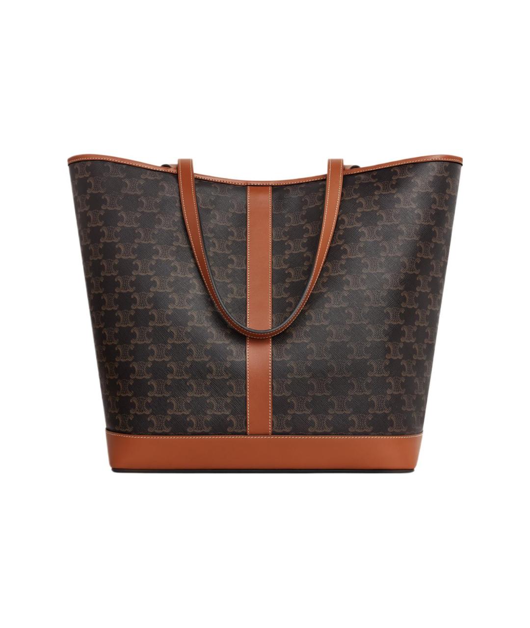 CELINE Коричневая сумка через плечо, фото 3