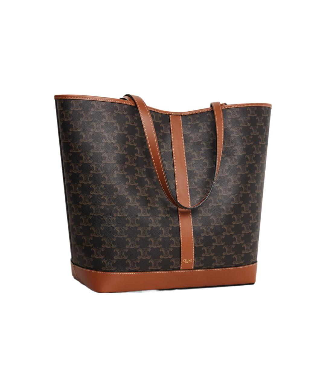 CELINE Коричневая сумка через плечо, фото 2