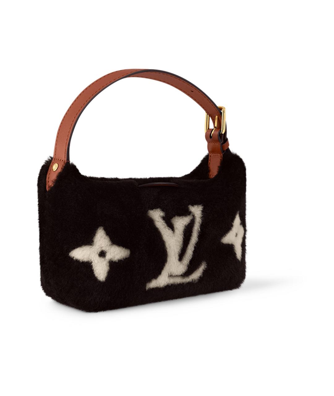 LOUIS VUITTON Черная сумка через плечо, фото 3