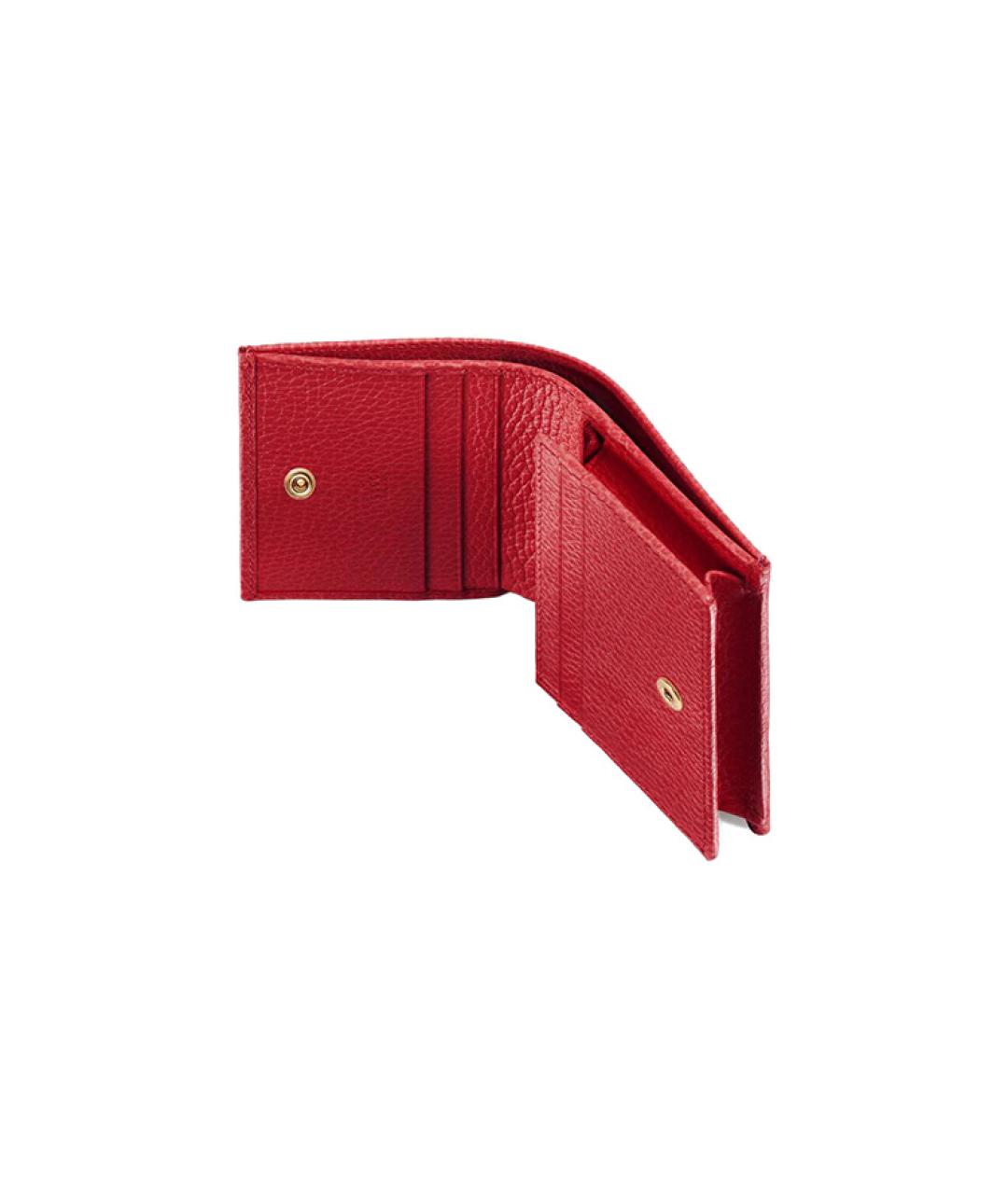GUCCI Красный кожаный кардхолдер, фото 4