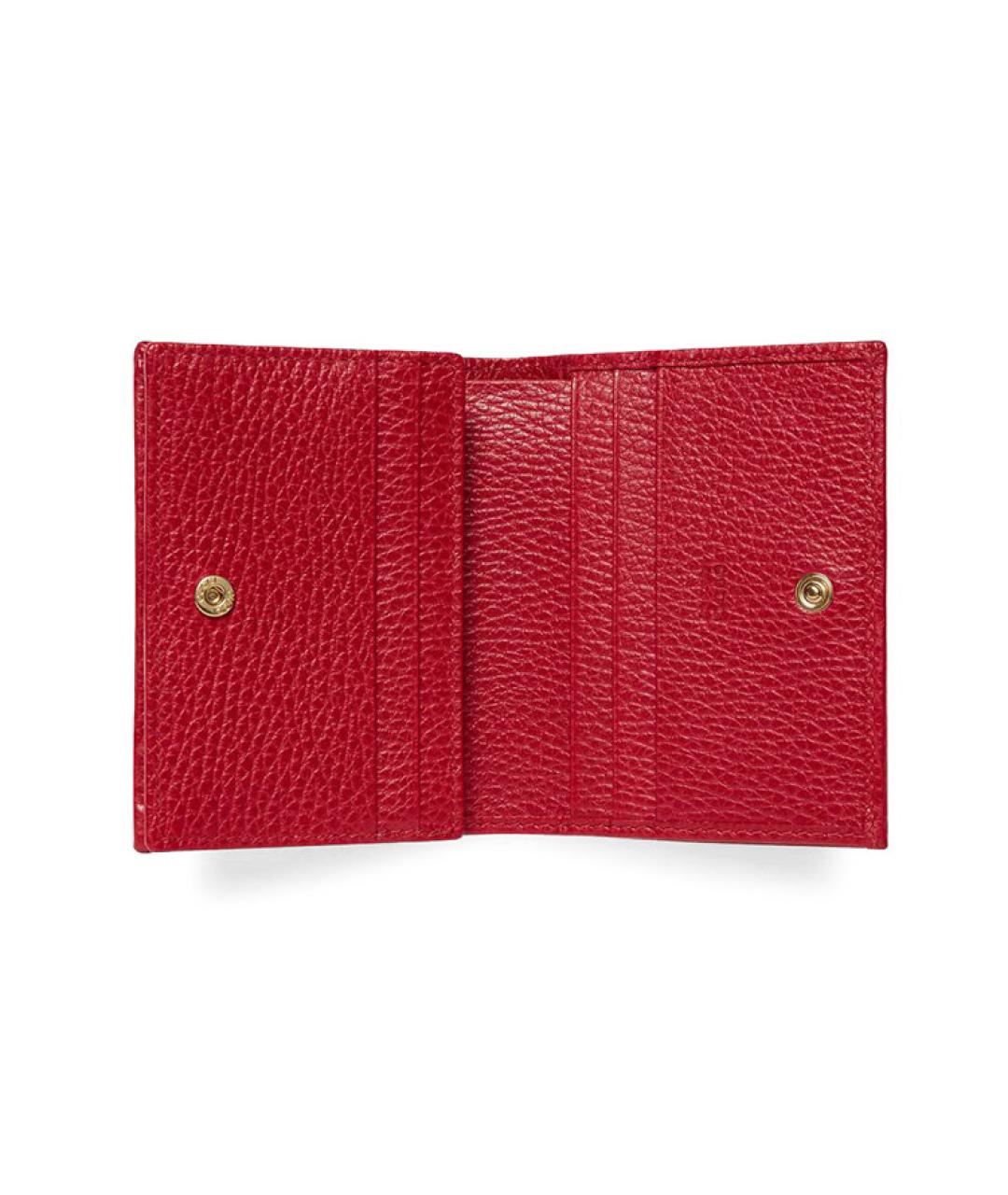 GUCCI Красный кожаный кардхолдер, фото 5
