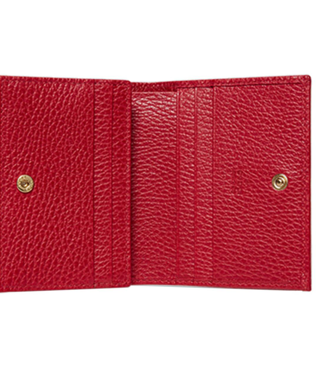 GUCCI Красный кожаный кардхолдер, фото 6