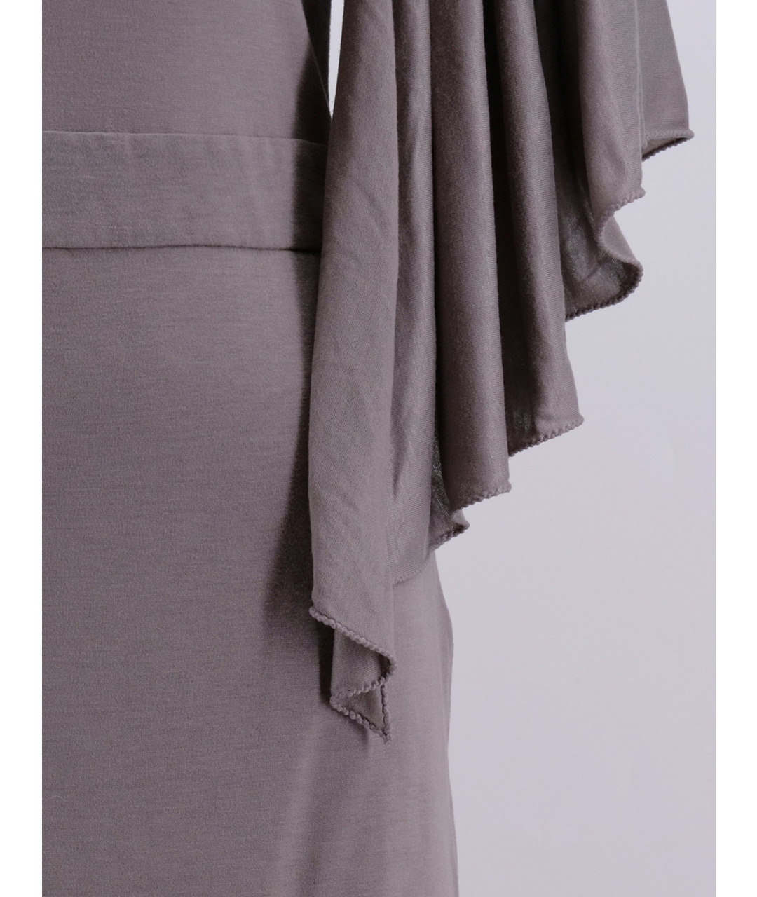 FENDI Серое вискозное повседневное платье, фото 4