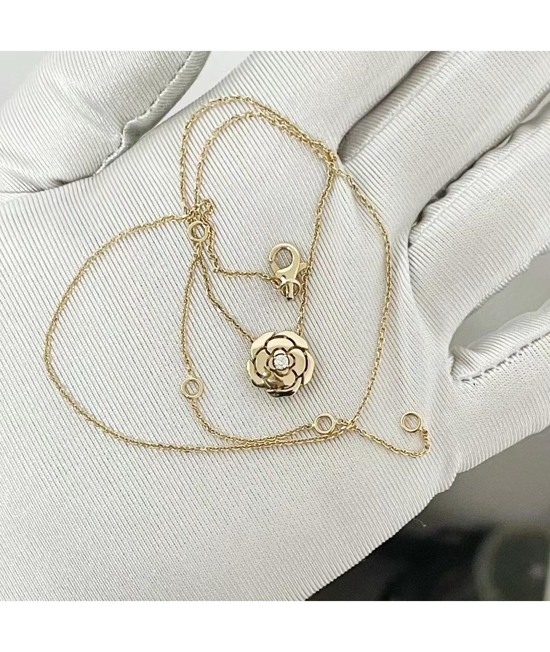 CHANEL Золотое колье из розового золота, фото 3