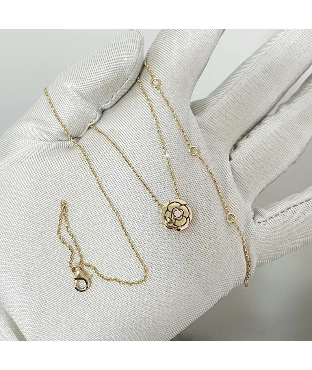 CHANEL Золотое колье из розового золота, фото 8