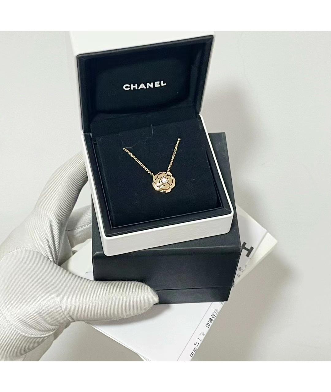 CHANEL Золотое колье из розового золота, фото 6