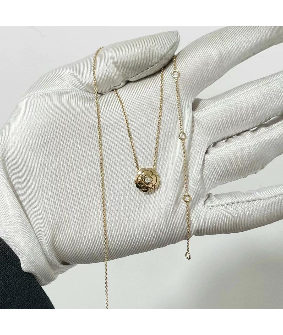 CHANEL Золотое колье из розового золота, фото 7