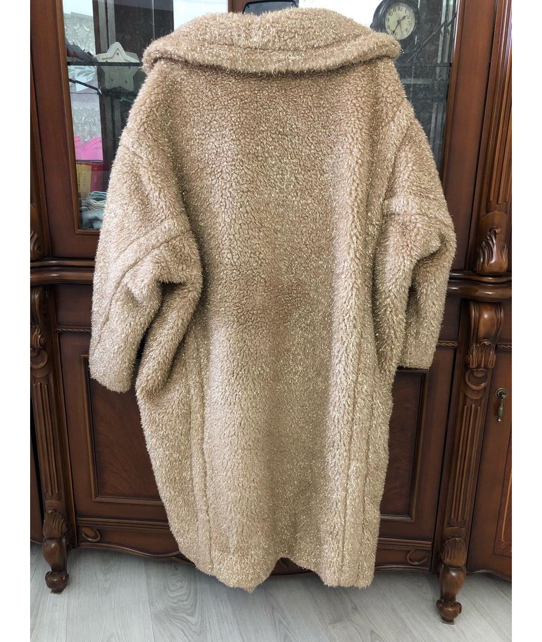 MAX MARA Коричневое шерстяное пальто, фото 2