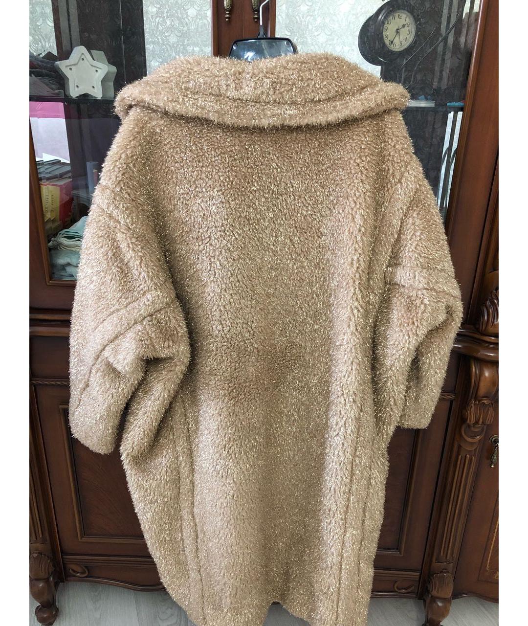 MAX MARA Коричневое шерстяное пальто, фото 3