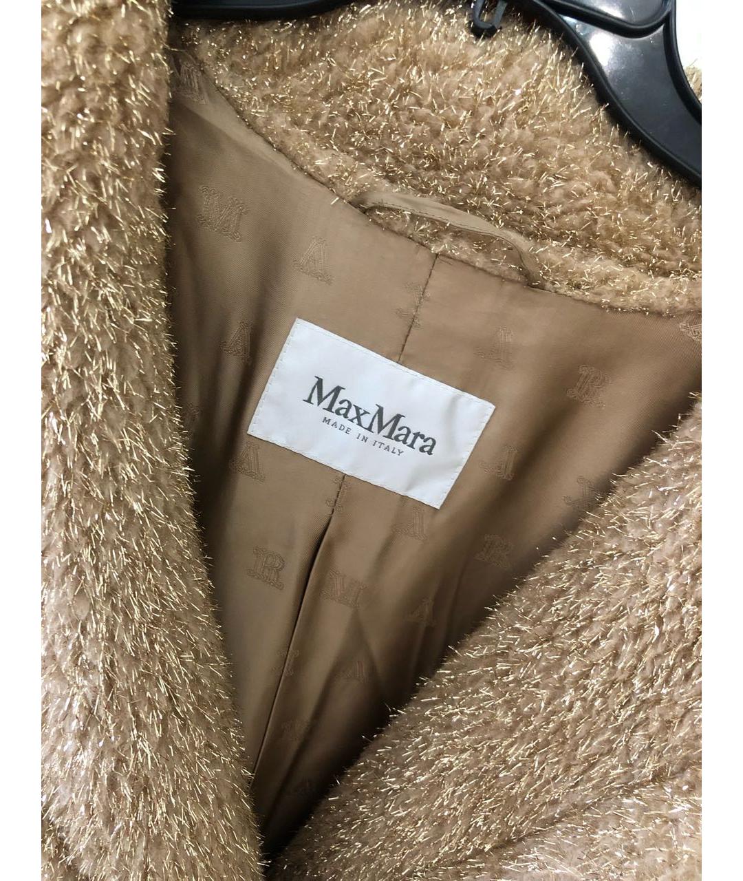 MAX MARA Коричневое шерстяное пальто, фото 5
