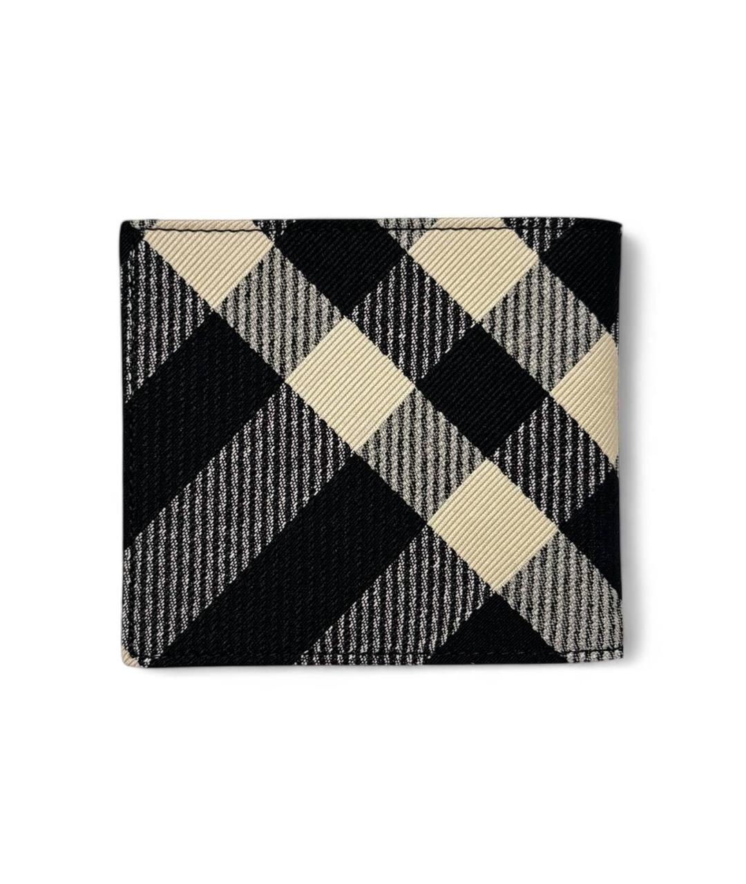 BURBERRY Черный кожаный кошелек, фото 2