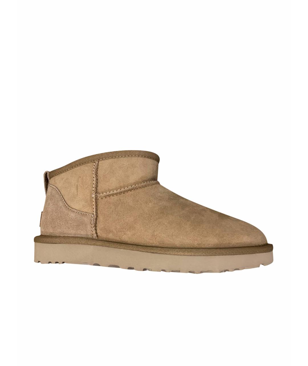 UGG AUSTRALIA Оранжевое замшевые ботинки, фото 1