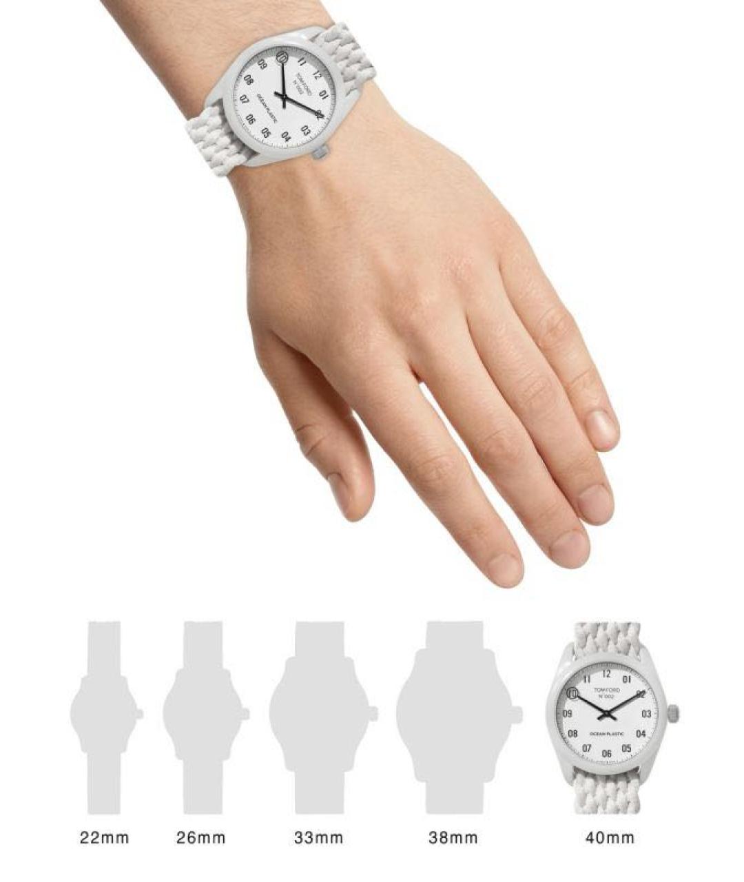 TOM FORD Белые часы, фото 4