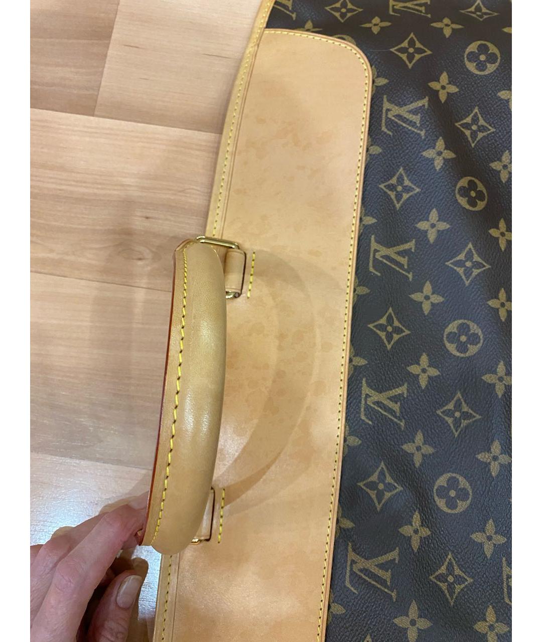 LOUIS VUITTON Коричневая дорожная/спортивная сумка, фото 7