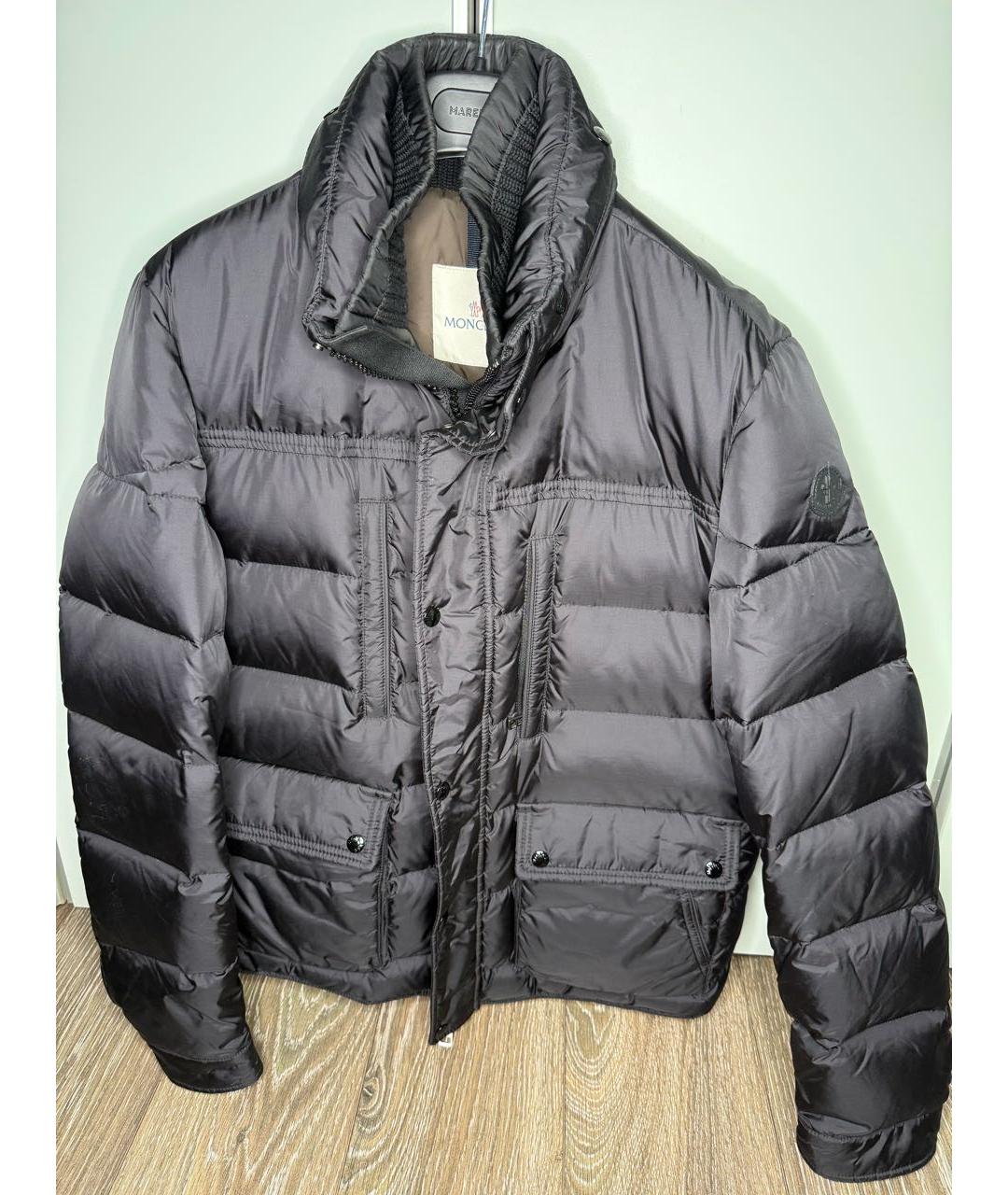 MONCLER Черный пуховик, фото 9