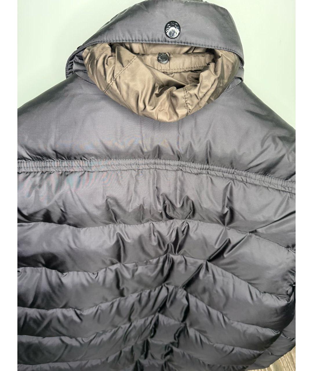 MONCLER Черный пуховик, фото 8