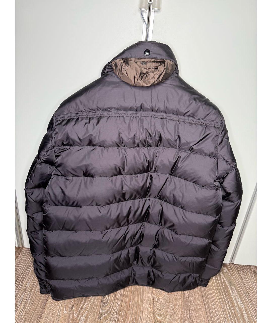 MONCLER Черный пуховик, фото 2