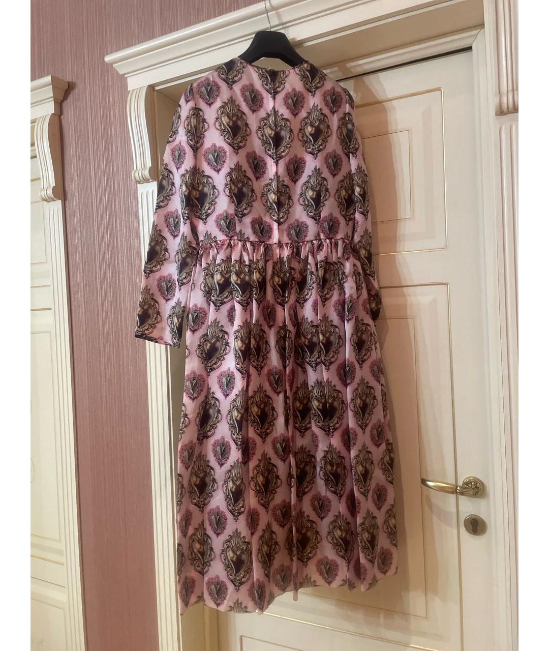 DOLCE&GABBANA Мульти шелковое вечернее платье, фото 2