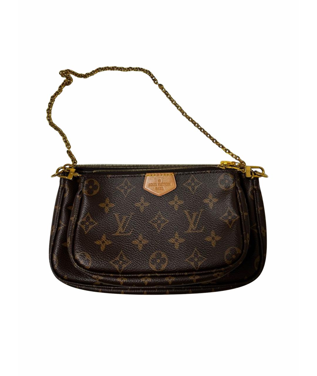 LOUIS VUITTON Коричневая сумка через плечо, фото 1