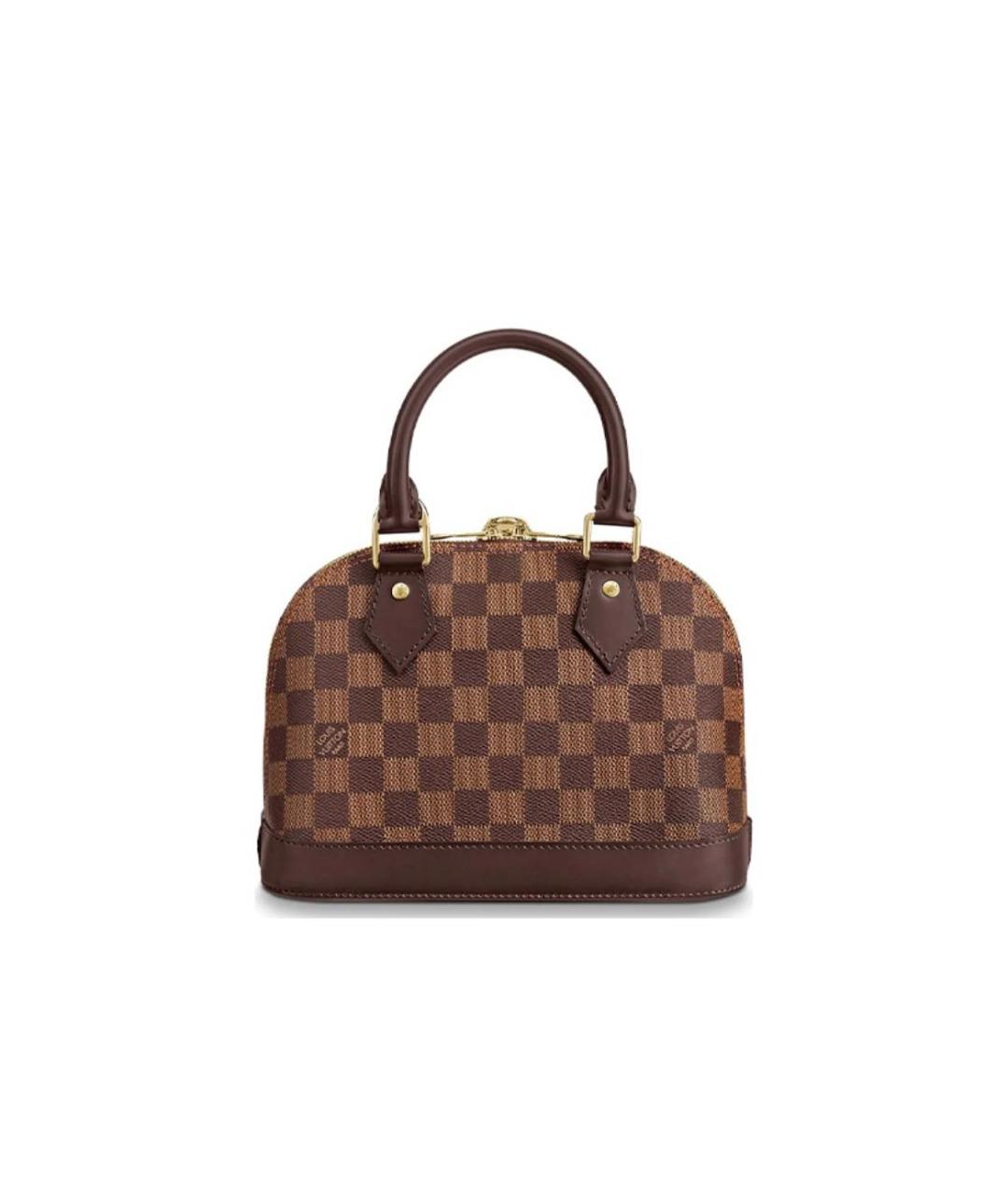 LOUIS VUITTON Кожаная сумка с короткими ручками, фото 5