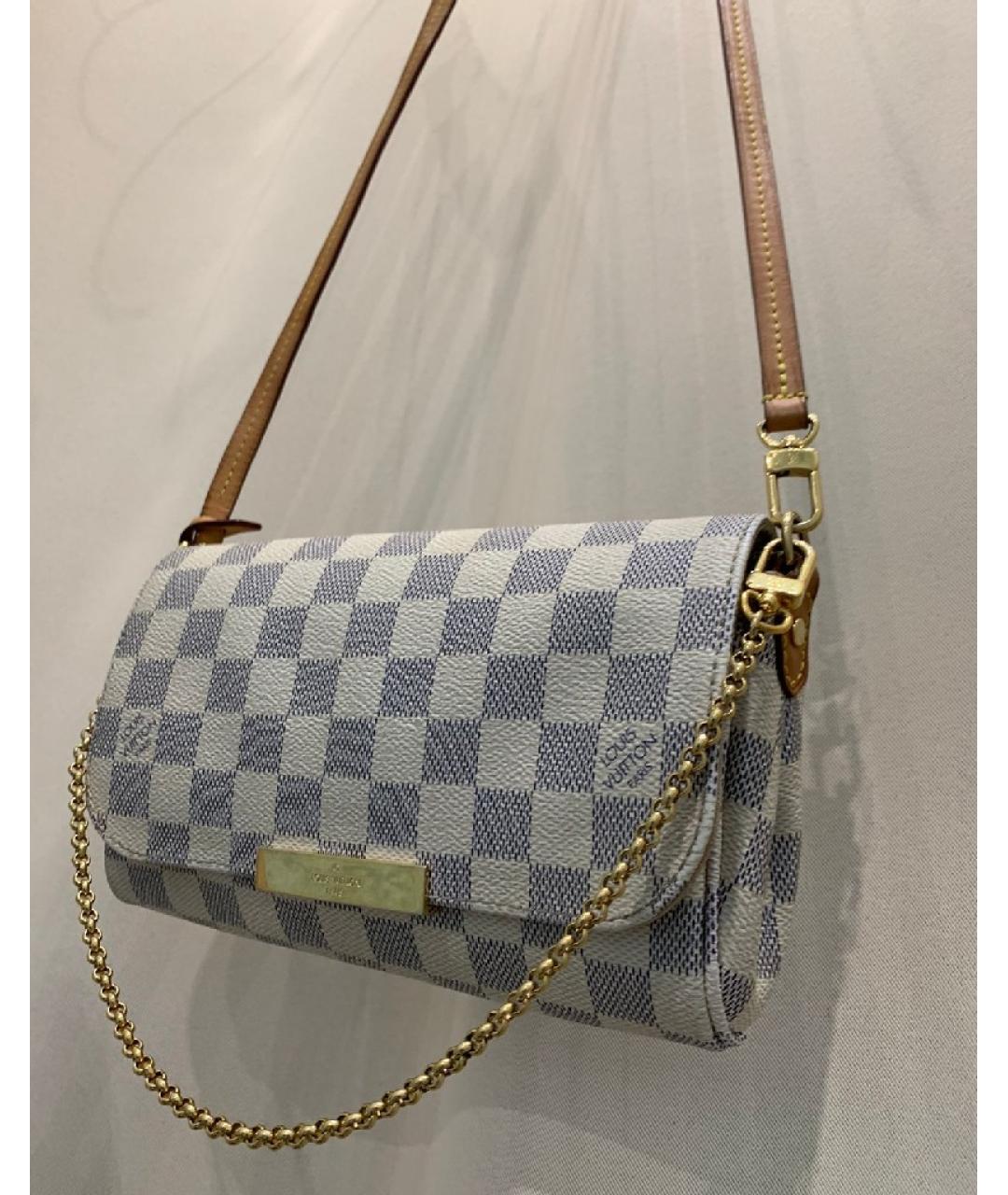 LOUIS VUITTON Белая сумка через плечо, фото 3