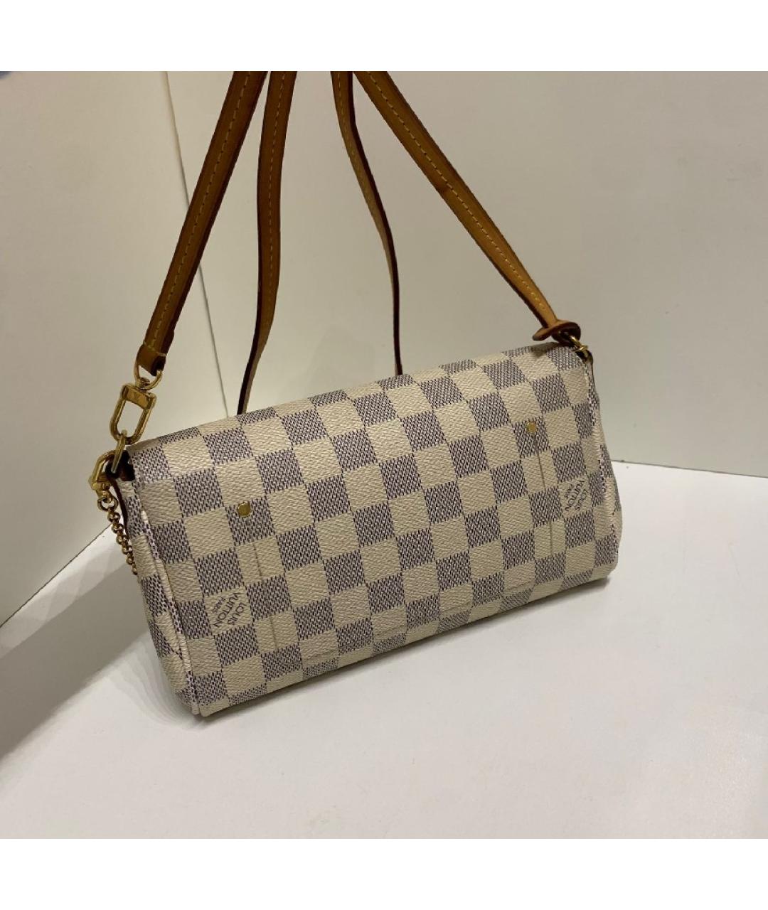 LOUIS VUITTON Белая сумка через плечо, фото 5