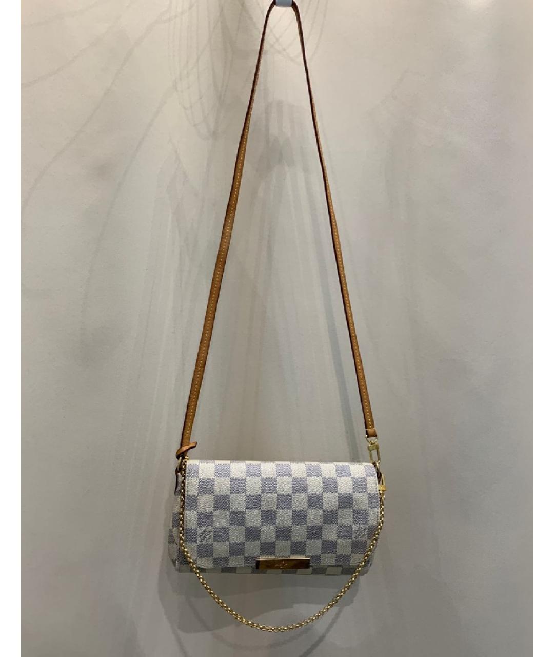 LOUIS VUITTON Белая сумка через плечо, фото 2