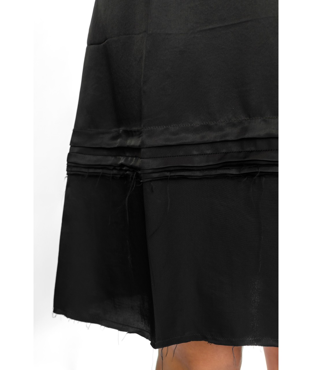 CELINE PRE-OWNED Черное шелковое повседневное платье, фото 6