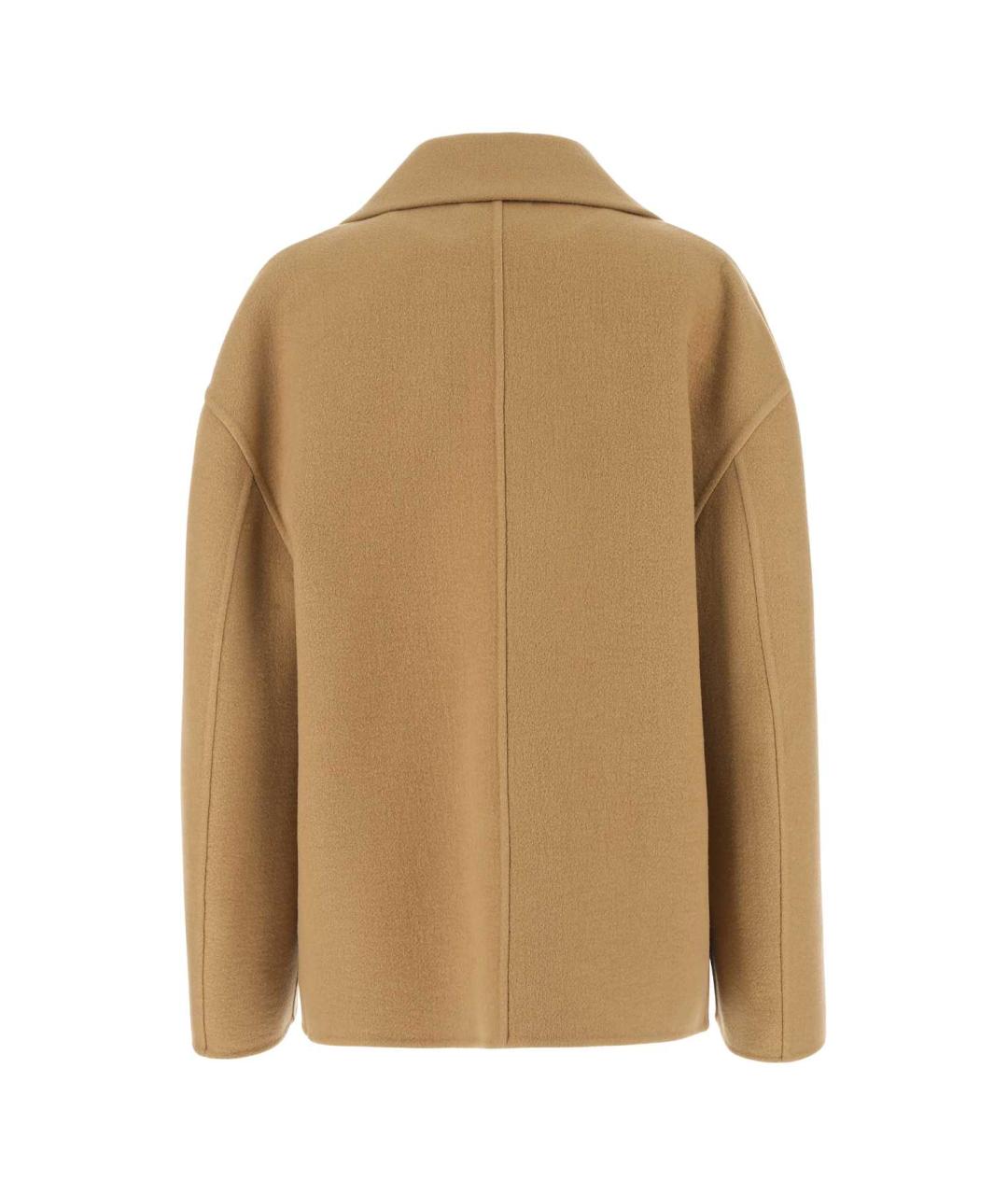 BOTTEGA VENETA Бежевое кашемировое пальто, фото 2