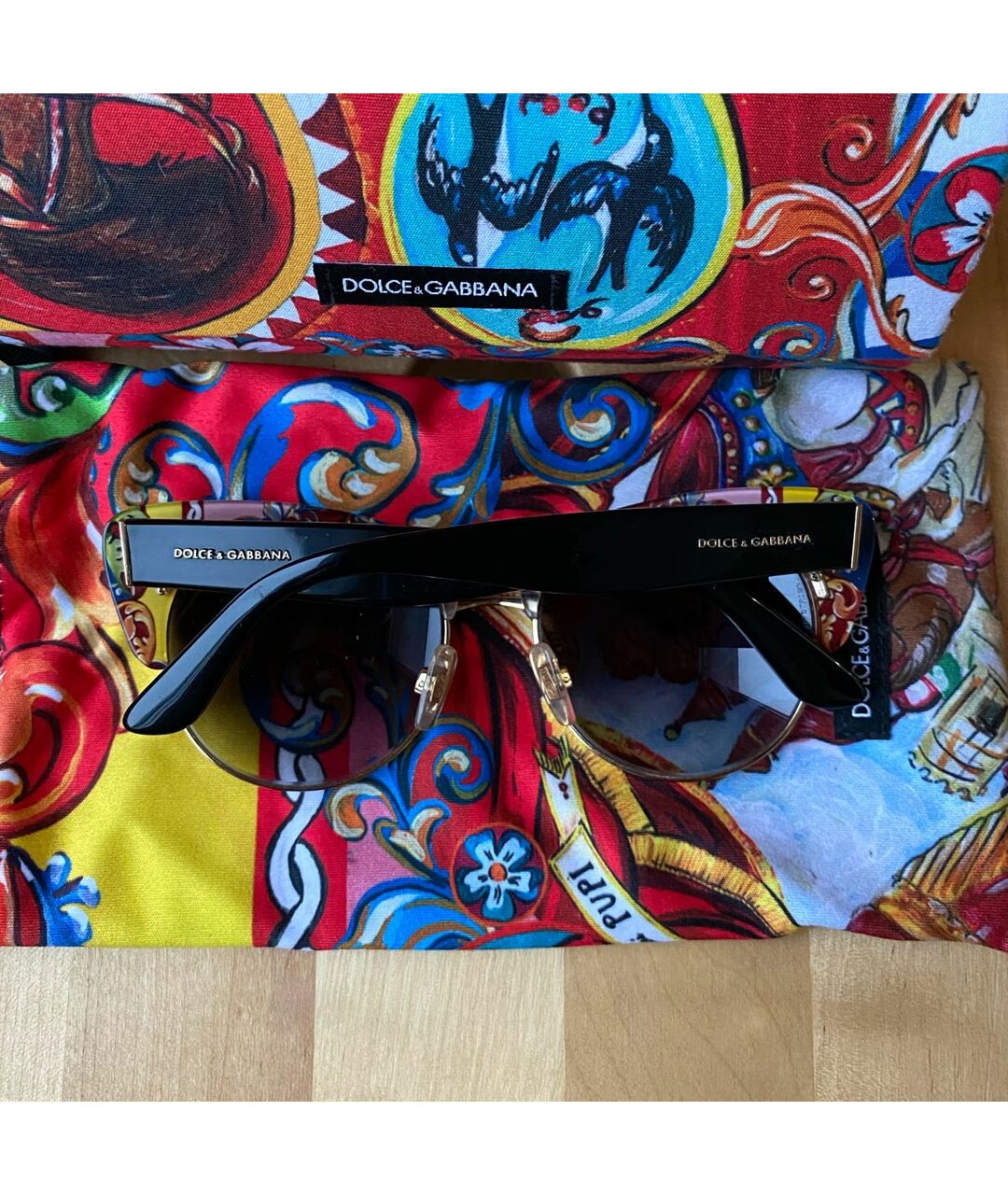 DOLCE&GABBANA Мульти пластиковые солнцезащитные очки, фото 2