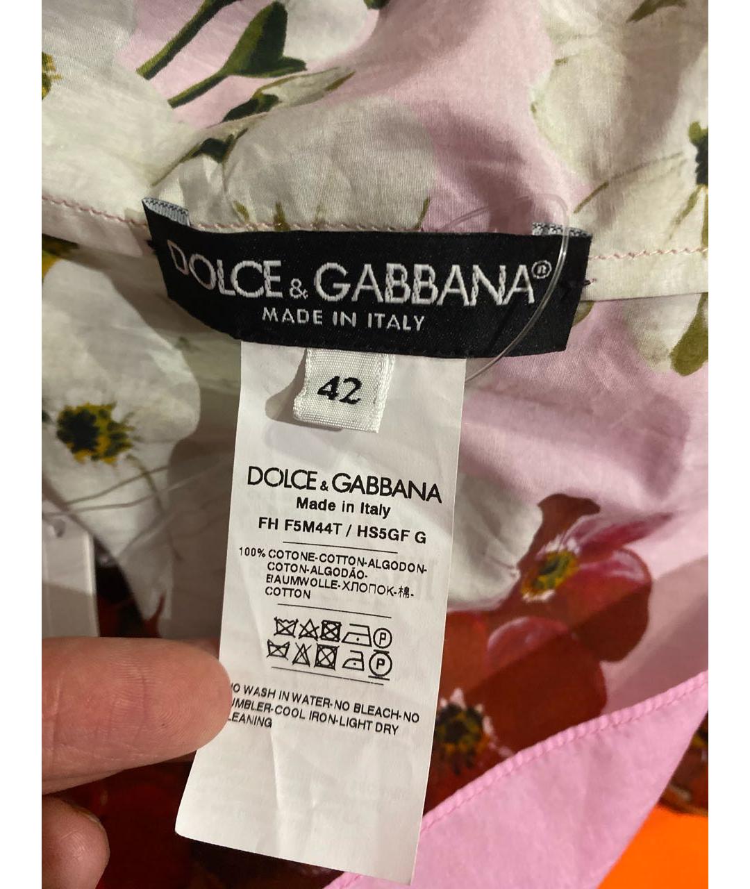 DOLCE&GABBANA Розовая блузы, фото 8