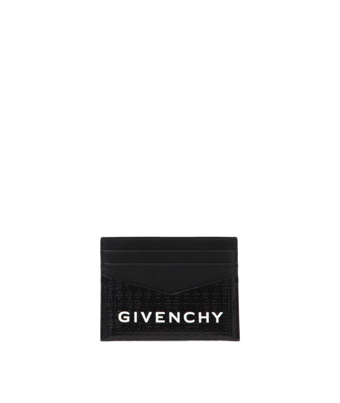 GIVENCHY Черный кожаный кардхолдер, фото 1