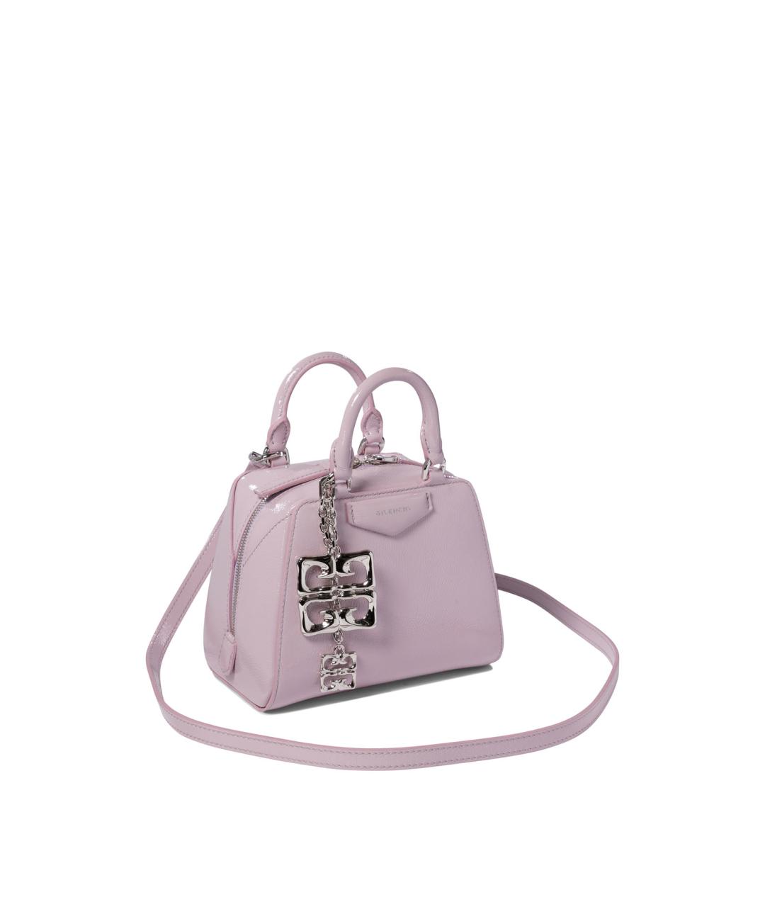 GIVENCHY Фиолетовая кожаная сумка с короткими ручками, фото 2