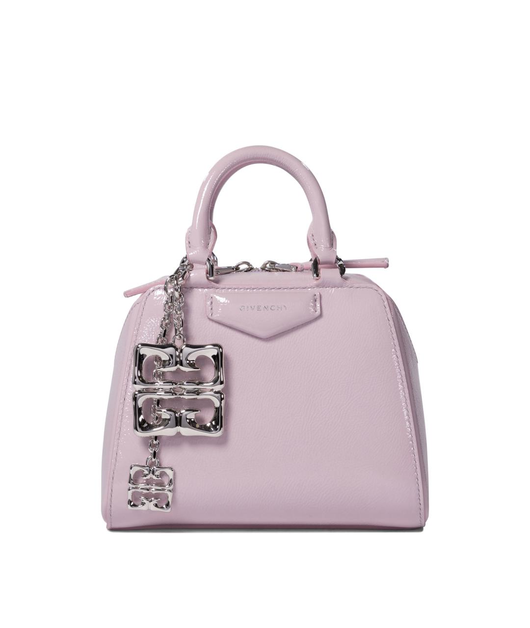GIVENCHY Фиолетовая кожаная сумка с короткими ручками, фото 1