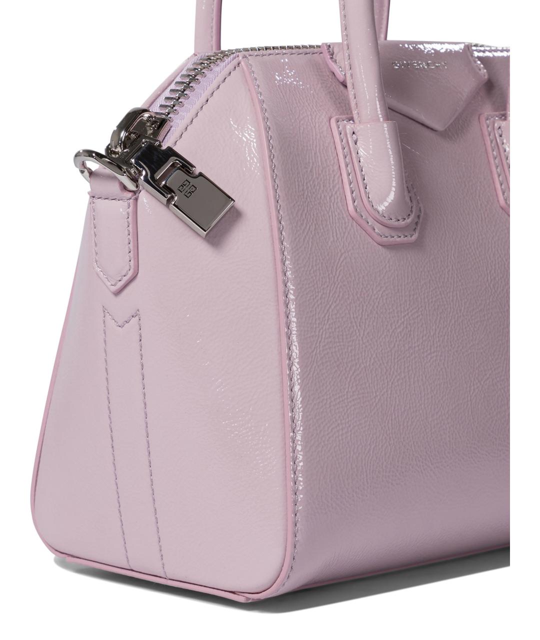 GIVENCHY Розовая кожаная сумка через плечо, фото 4