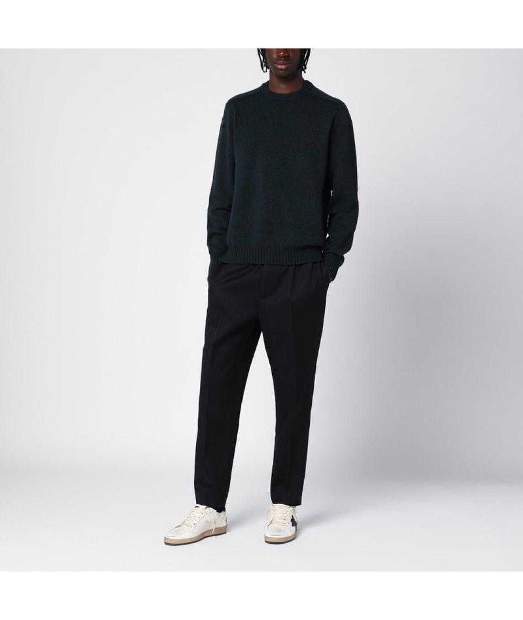GOLDEN GOOSE DELUXE BRAND Черные полиэстеровые повседневные брюки, фото 3
