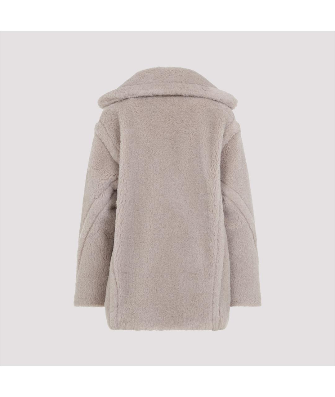 MAX MARA Бежевое шерстяное пальто, фото 3