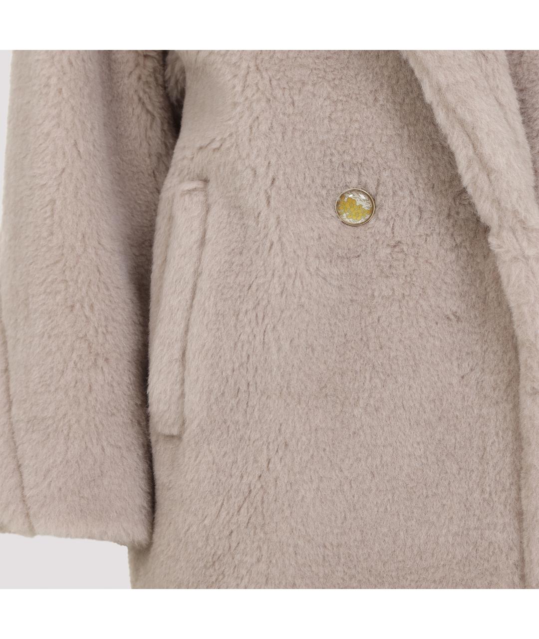 MAX MARA Бежевое шерстяное пальто, фото 4
