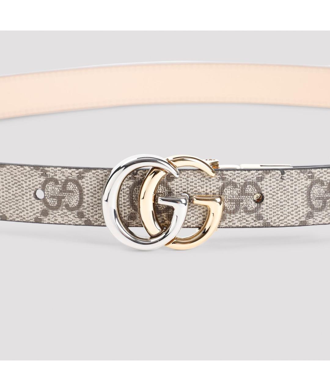 GUCCI Бежевый ремень, фото 3