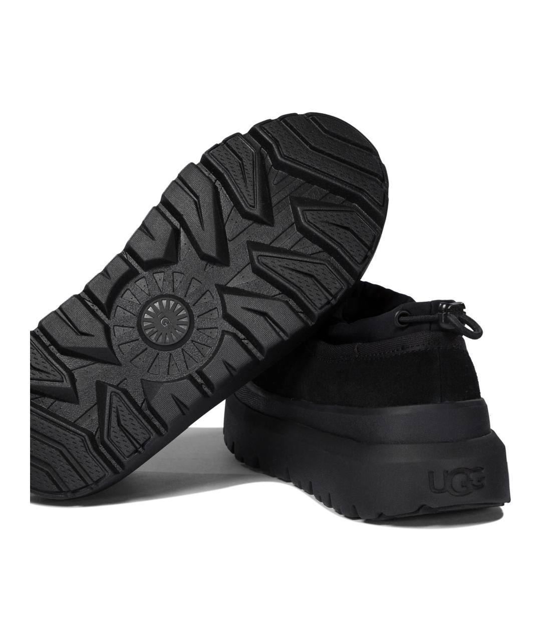 UGG AUSTRALIA Черные кожаные ботинки, фото 5