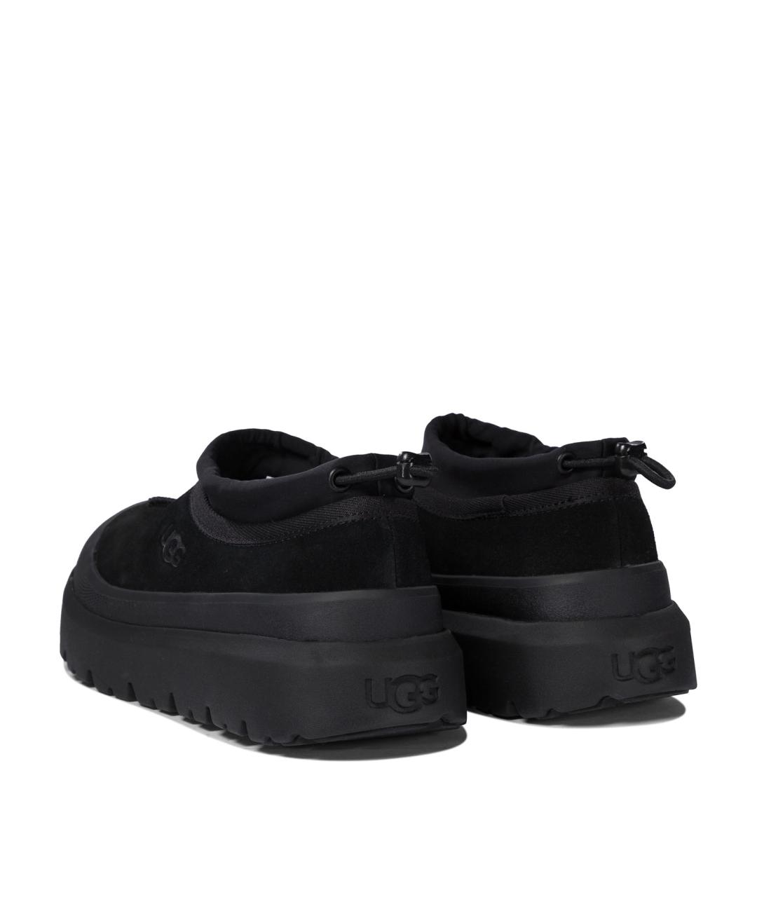UGG AUSTRALIA Черные кожаные ботинки, фото 4
