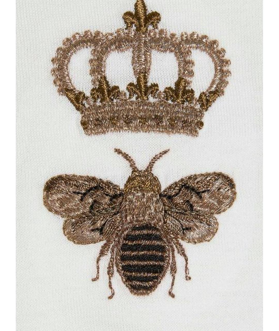 DOLCE&GABBANA Белая хлопковая футболка, фото 4