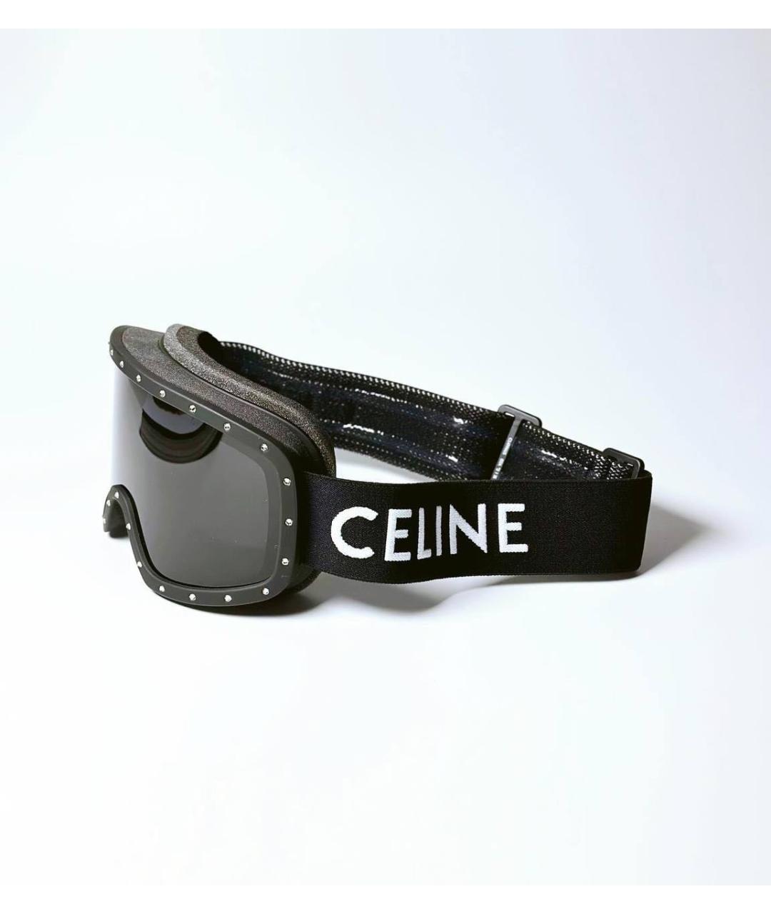 CELINE Черные пластиковые солнцезащитные очки, фото 2