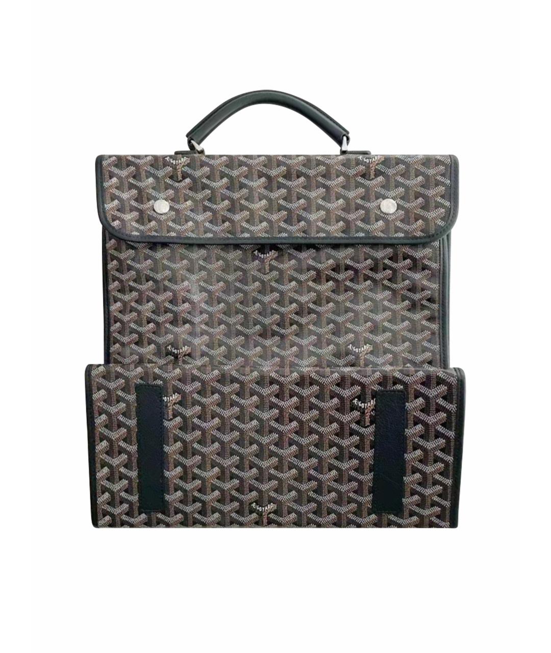 GOYARD Черный рюкзак из искусственной кожи, фото 1