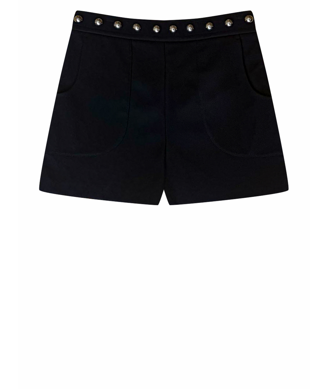 RED VALENTINO Черные синтетические шорты, фото 1
