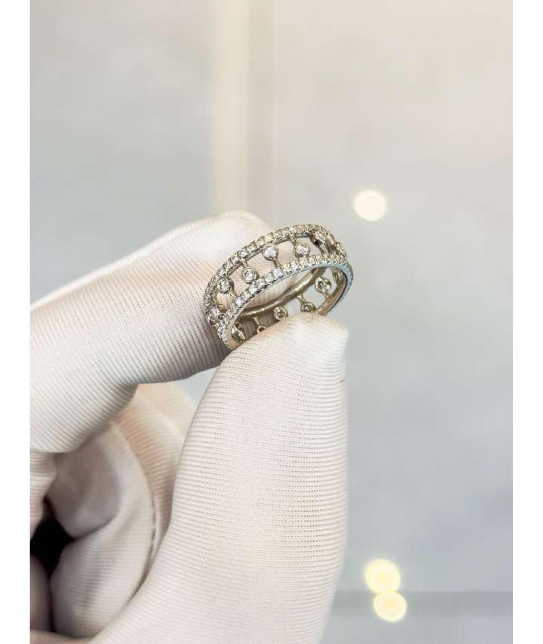 DE BEERS Серебряное кольцо из белого золота, фото 5