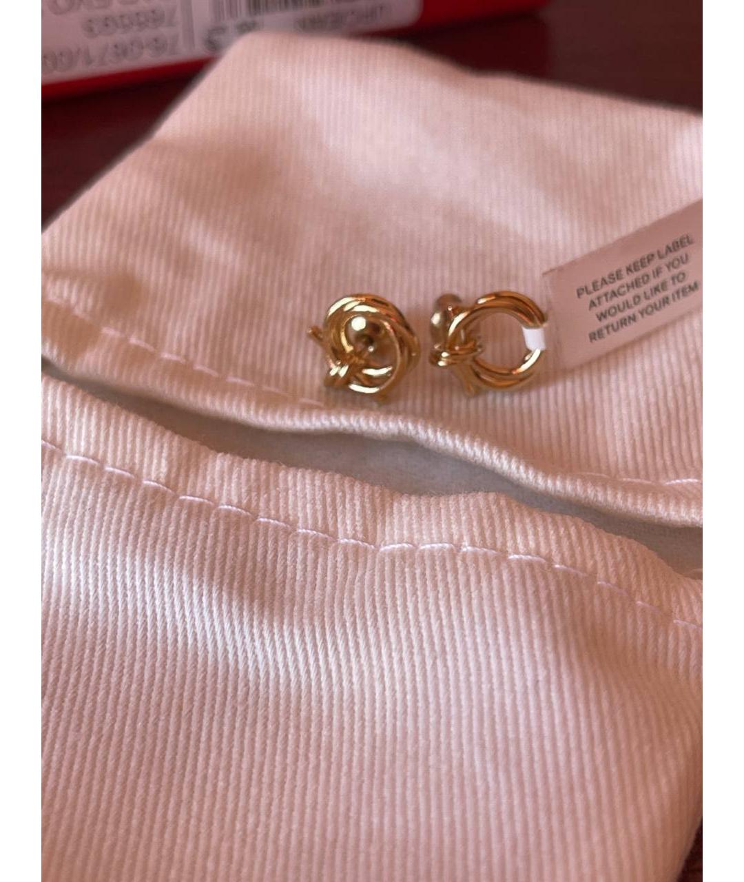FERRAGAMO Золотые серьги, фото 5