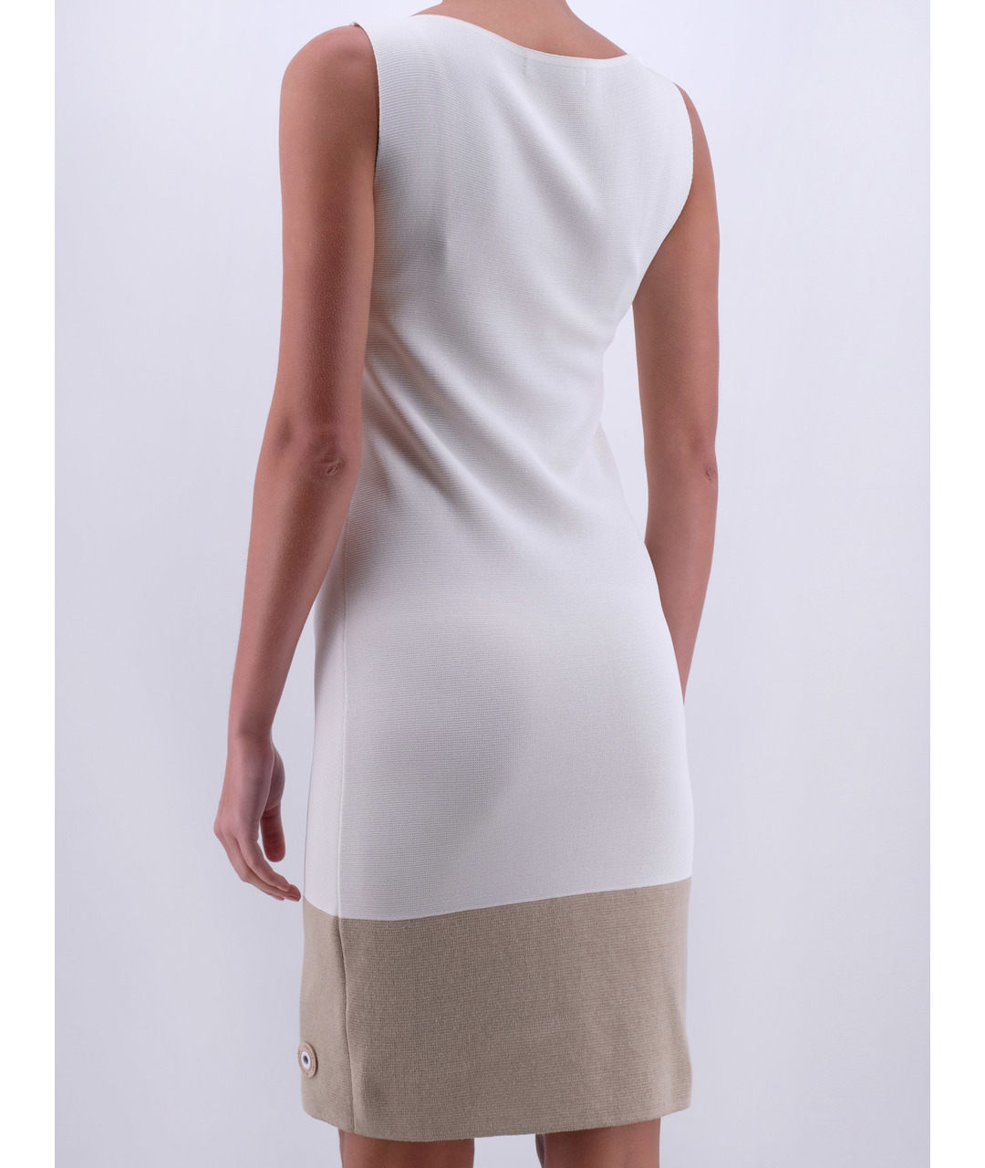 BALENCIAGA Белое вискозное повседневное платье, фото 3