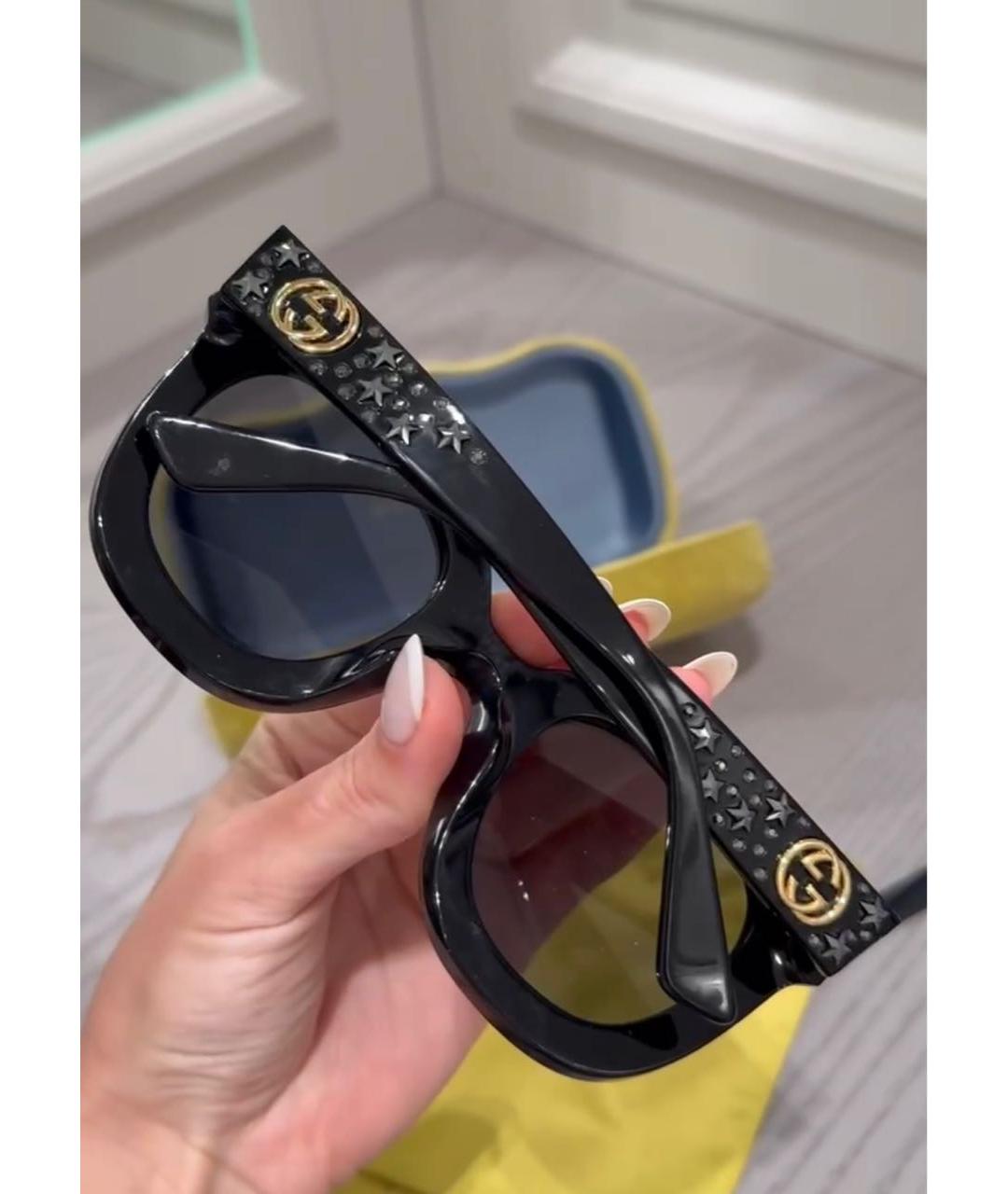 GUCCI Черные солнцезащитные очки, фото 2