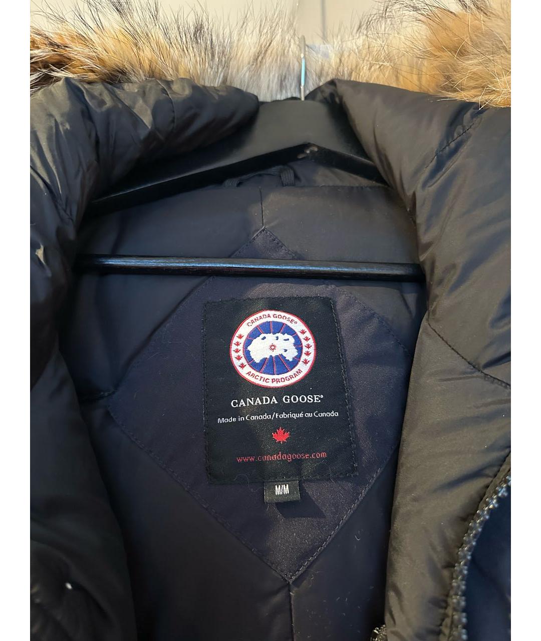 CANADA GOOSE Темно-синяя парка, фото 3